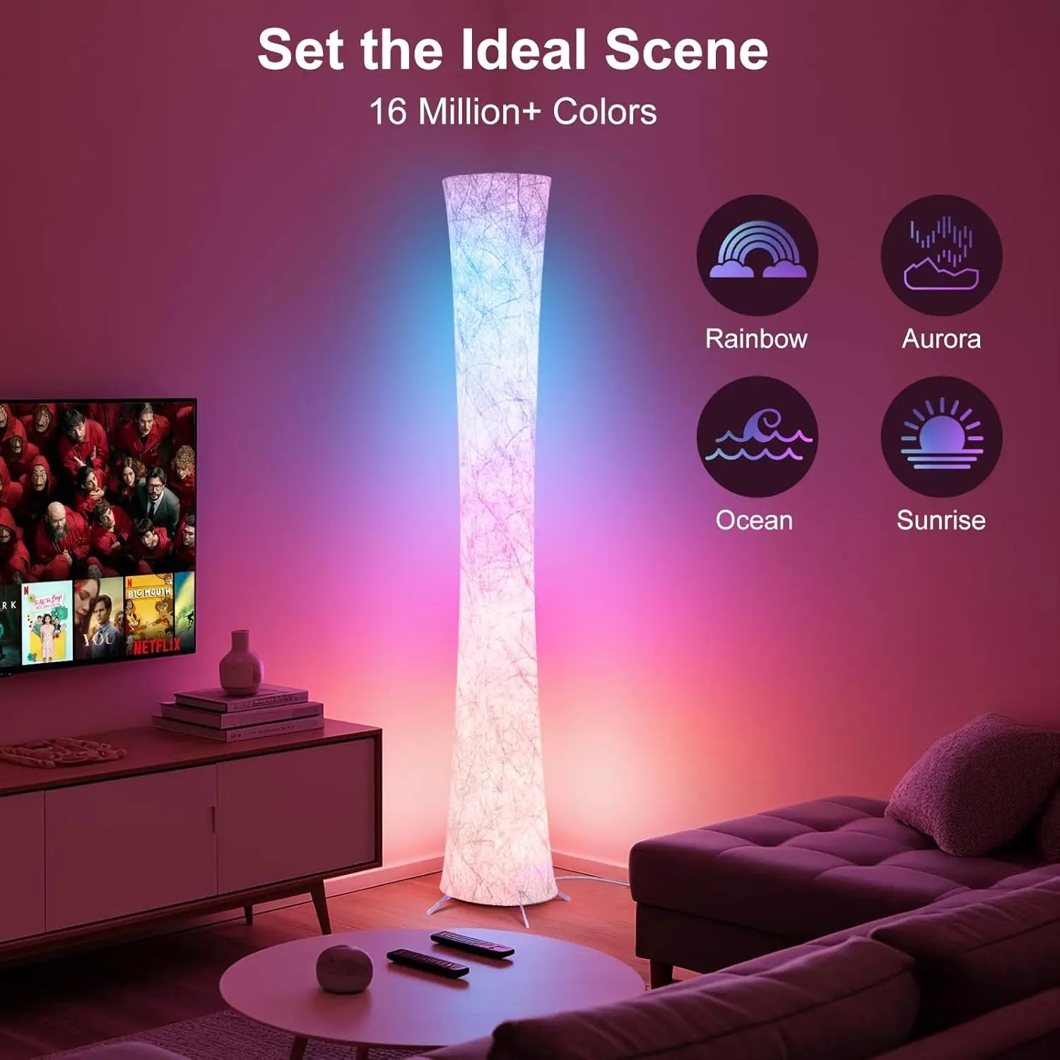 Ambient Glow Corner Lamp