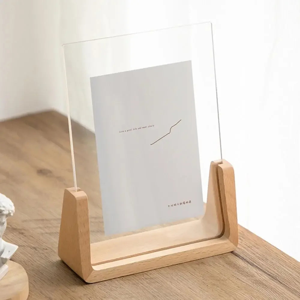 Clear U-Shape Photo Frame
