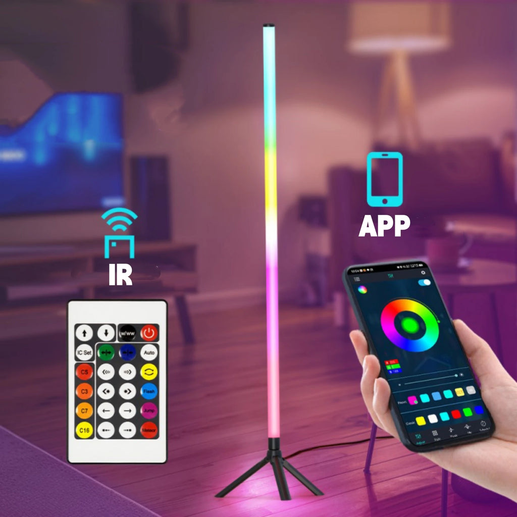 VividGlow Corner RGB Floor Lamp