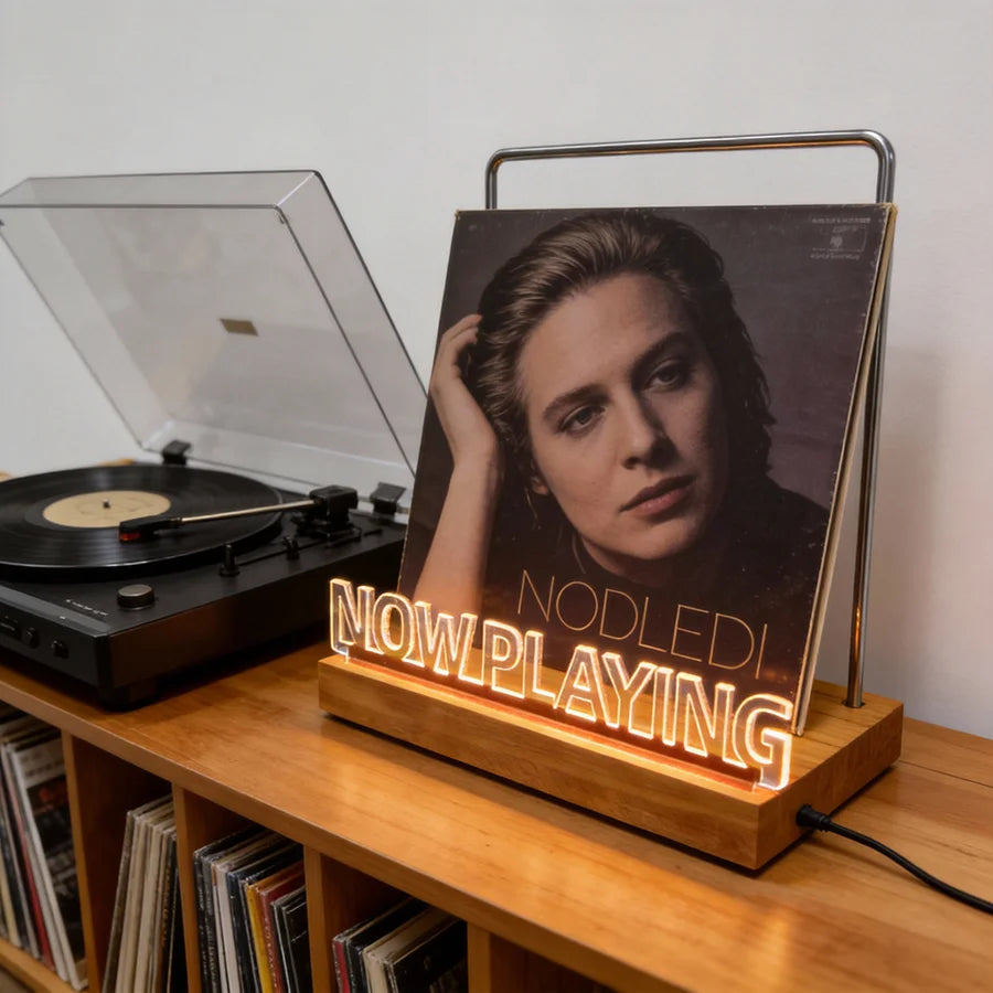 Glow Vinyl Record Display Stand