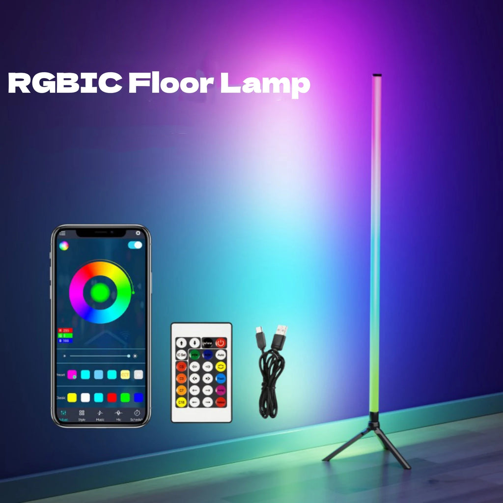 VividGlow Corner RGB Floor Lamp