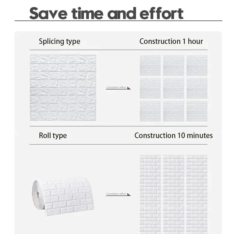 Urban Brick Foam Panels