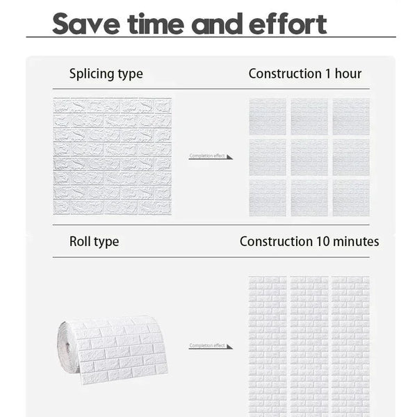 Urban Brick Foam Panels