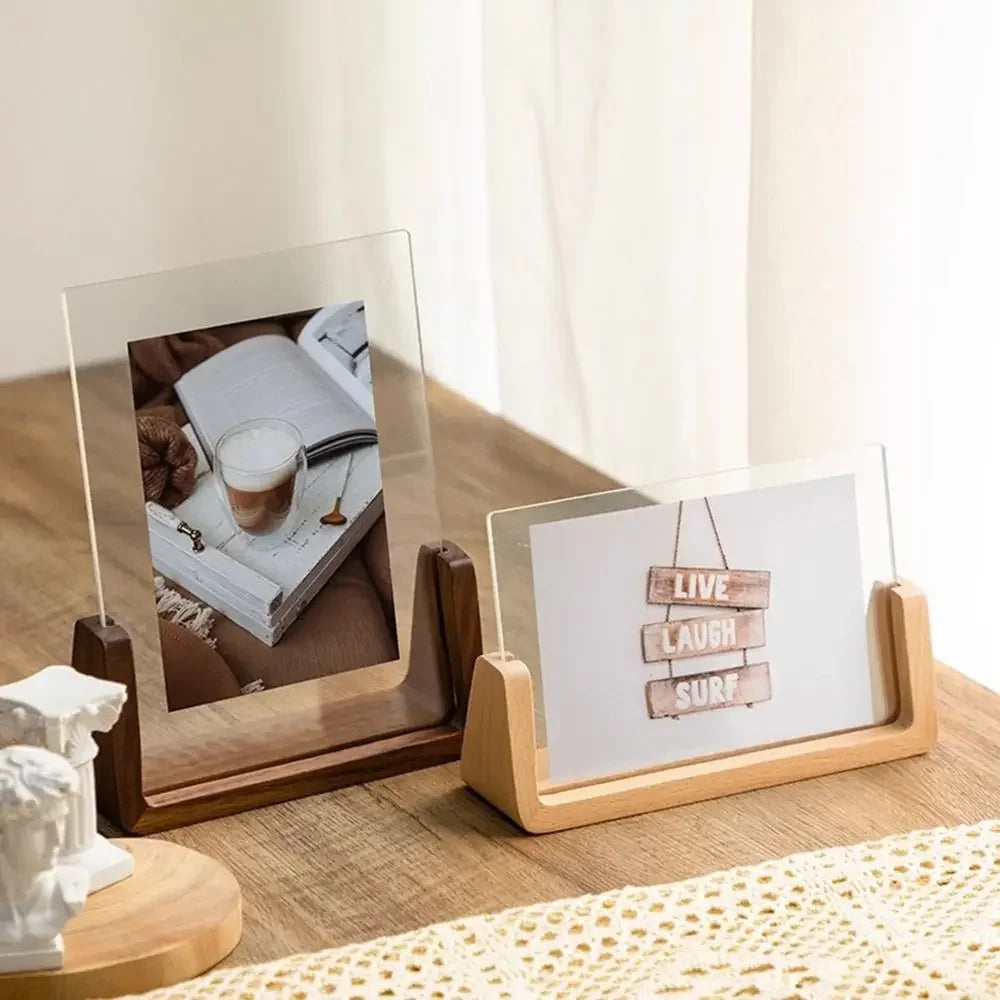 Clear U-Shape Photo Frame