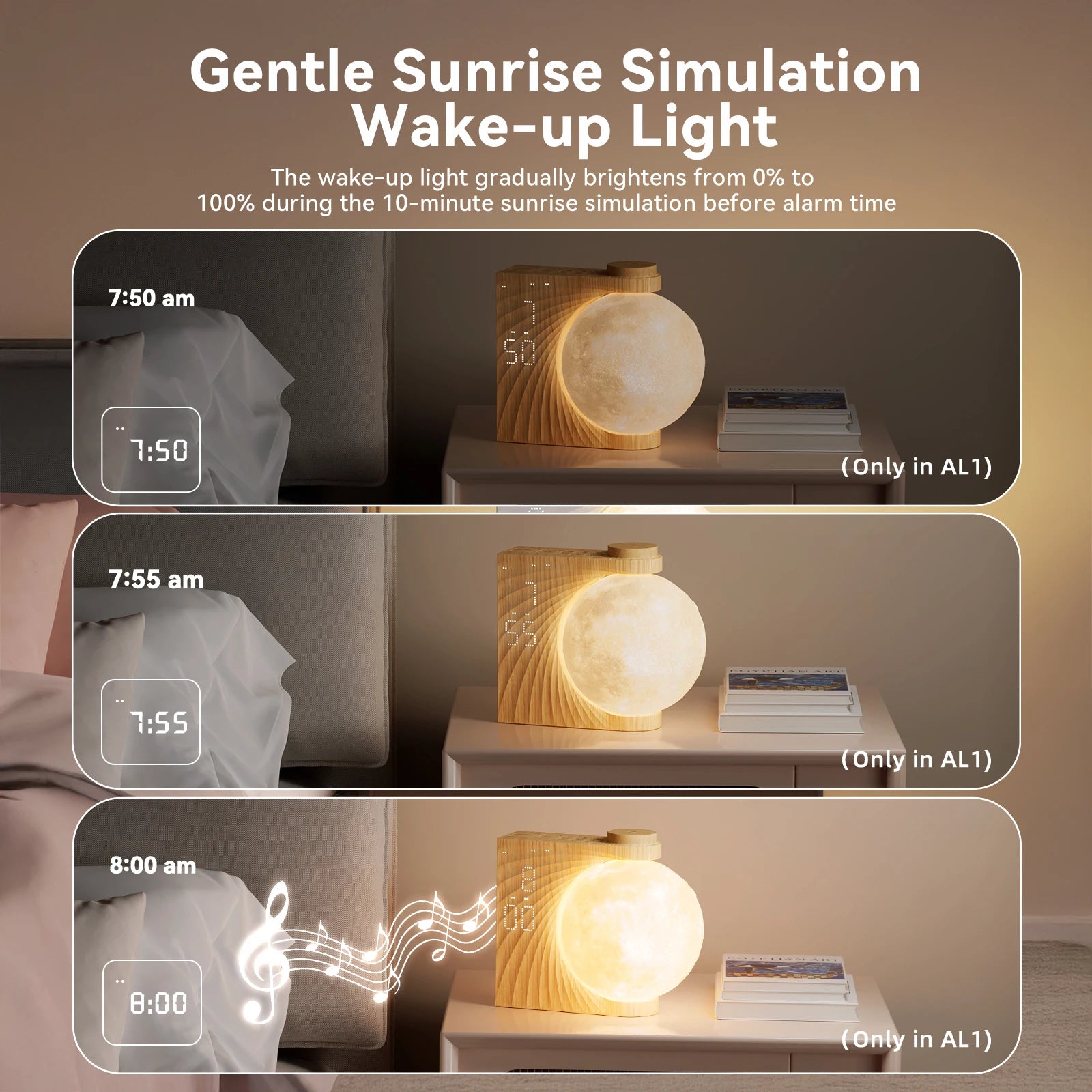 Sunrise Glow Alarm Clock Pro