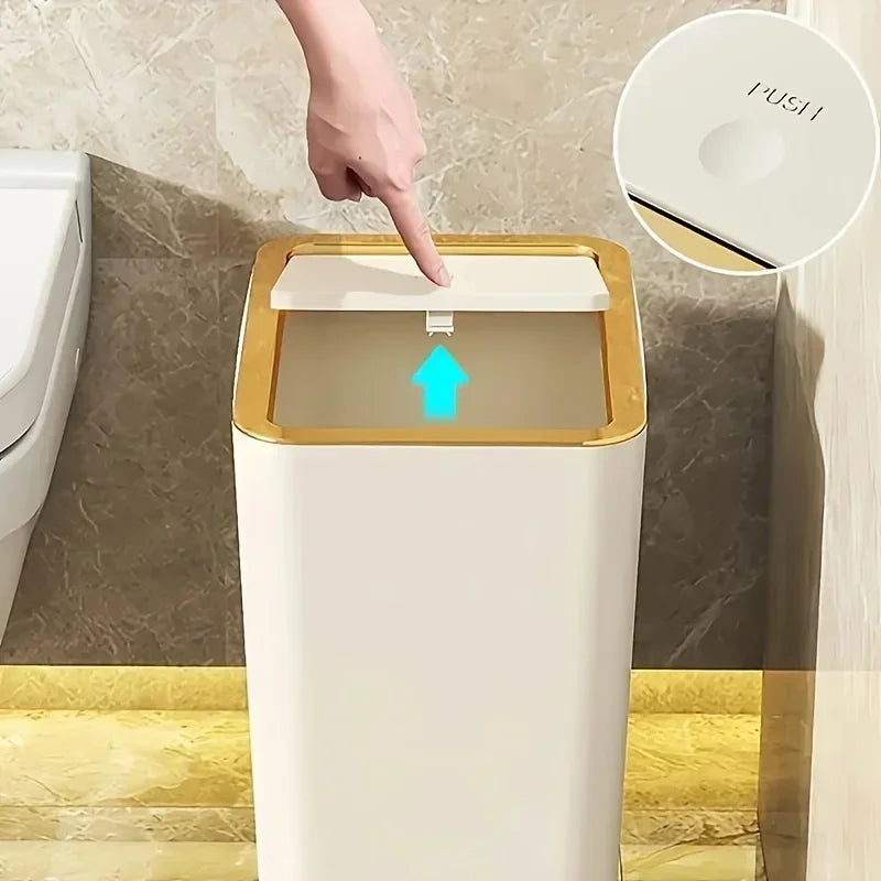 FreshLock Hands-Free Trash Bin