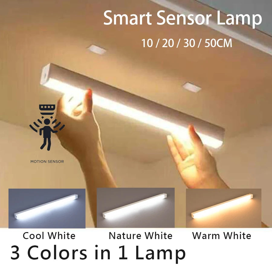 Magnetic Motion Sensor Bar Light