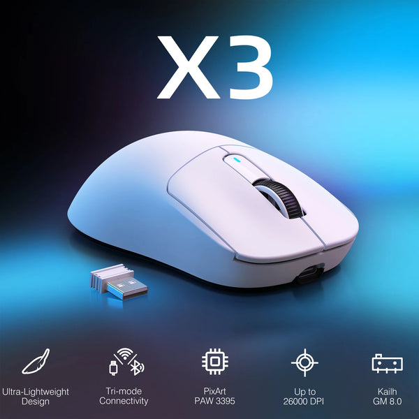 GlidePro Wireless Comfort Gaming Mouse