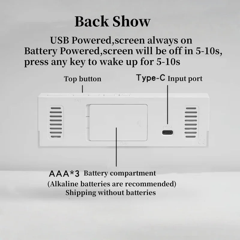 Smart USB Wake Alarm Clock
