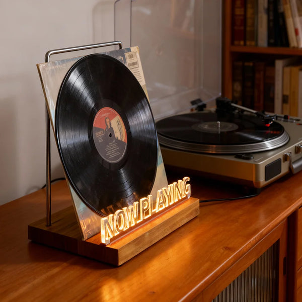 Glow Vinyl Record Display Stand